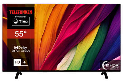 Telefunken XU55TO750S LCD-LED Fernseher (139 cm/55 Zoll, 4K Ultra HD, TiVo Smart TV, TiVo Smart TV, HDR Dolby Vision, Dolby Atmos, HD+, Triple-Tuner)