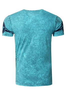 Rusty Neal T-Shirt mit coolem Logo-Print