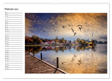 CALVENDO Wandkalender Am Steinhuder Meer / Geburtstagskalender (Premium, hochwertiger DIN A2 Wandkalender 2023, Kunstdruck in Hochglanz)