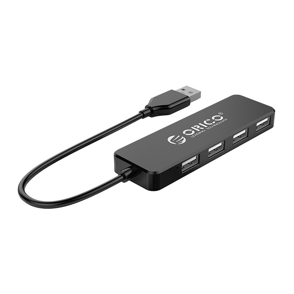 ORICO USB-Hub Verteiler HUB (4-in-1, 4 Ports, USB 2.0, 30 cm Kabel, ABS)