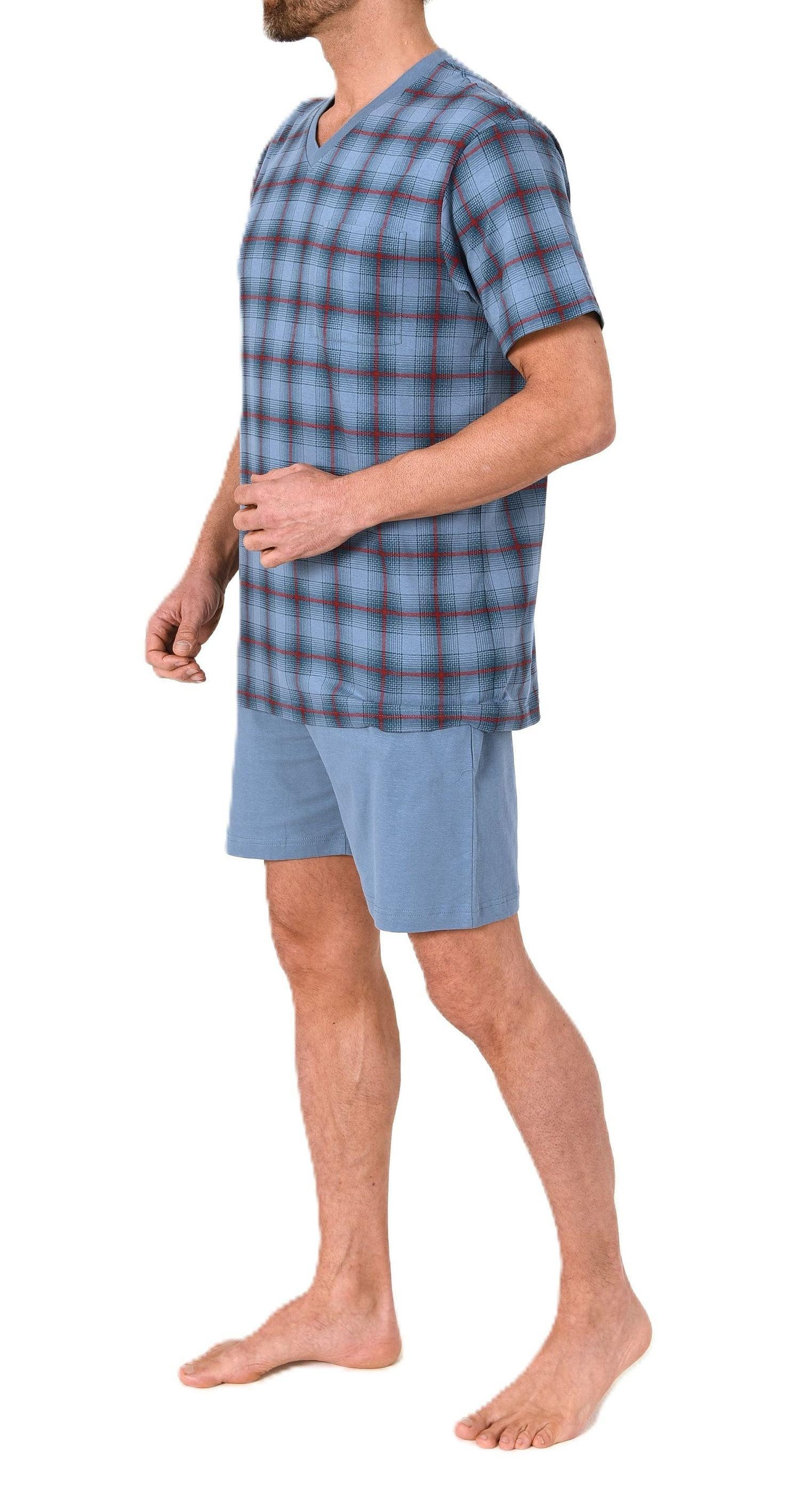 Normann Pyjama Normann Herren kurzarm Schlafanzug Shorty Pyjama - auch in Übergröße – Bild 4 von 5