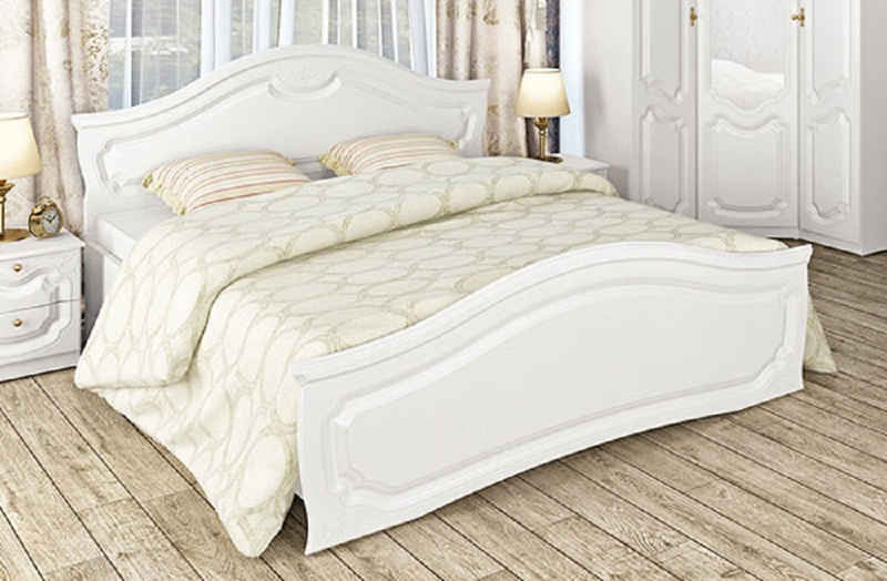 Feldmann-Wohnen Bett ORCHIDEA, Doppelbett mit Lattenrahmen