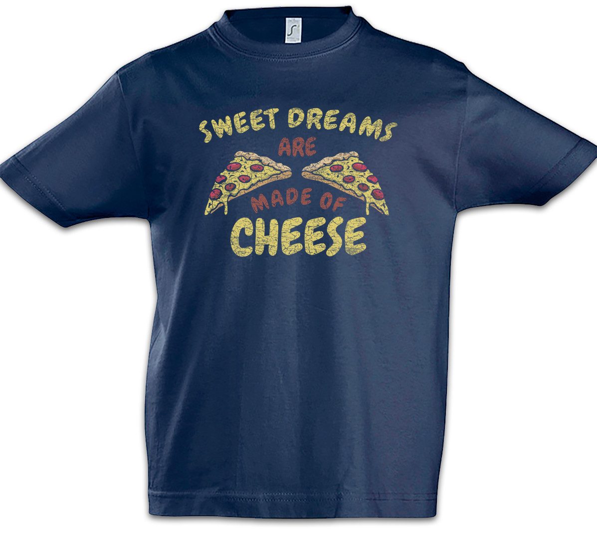 Print-Shirt Made Of Cheese Kinder T-Shirt Pizza Maker Bäcker Hawaii Pizzeria