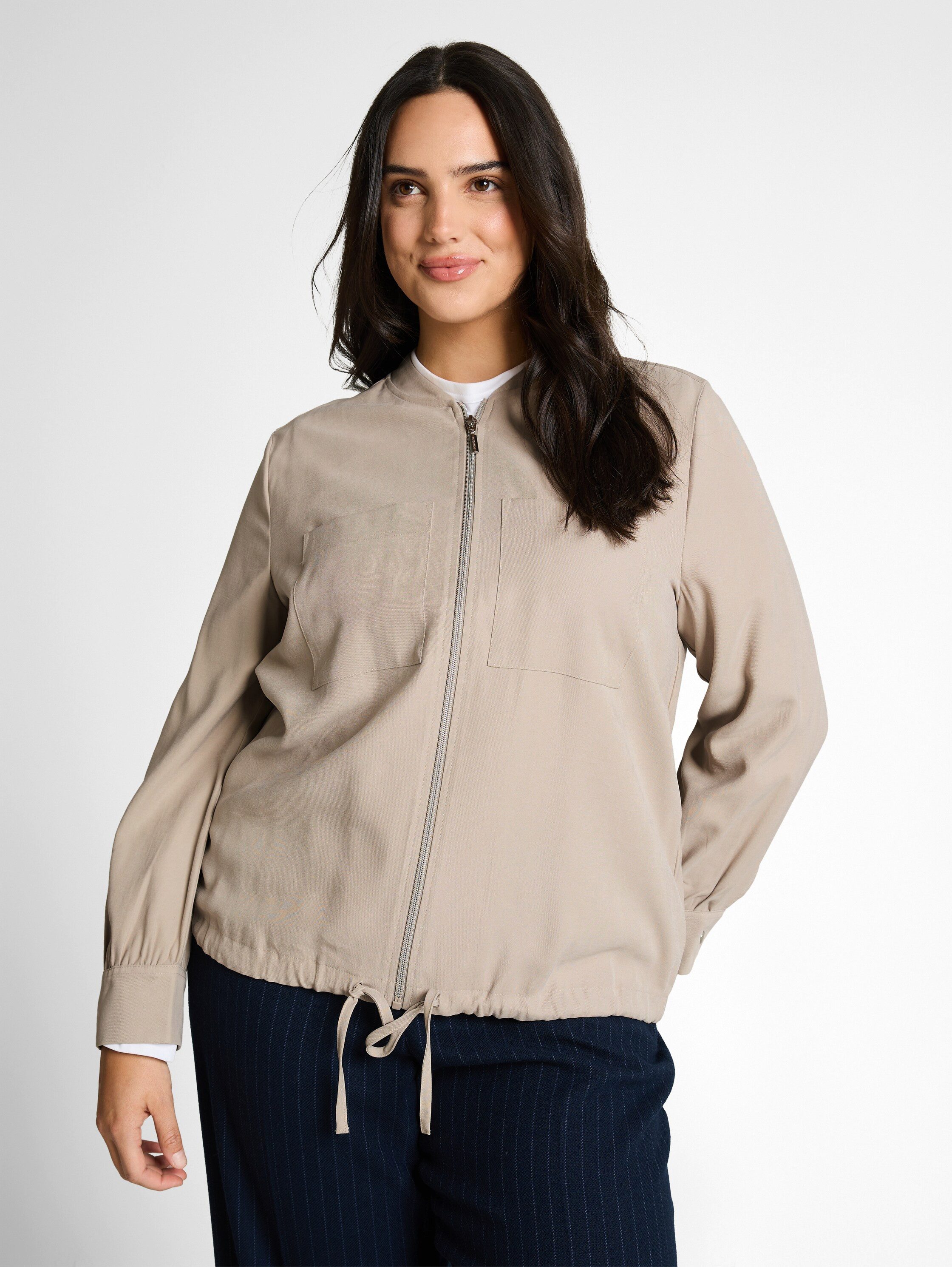 TOM TAILOR PLUS Jackenblazer mit Tunnelzug günstig online kaufen