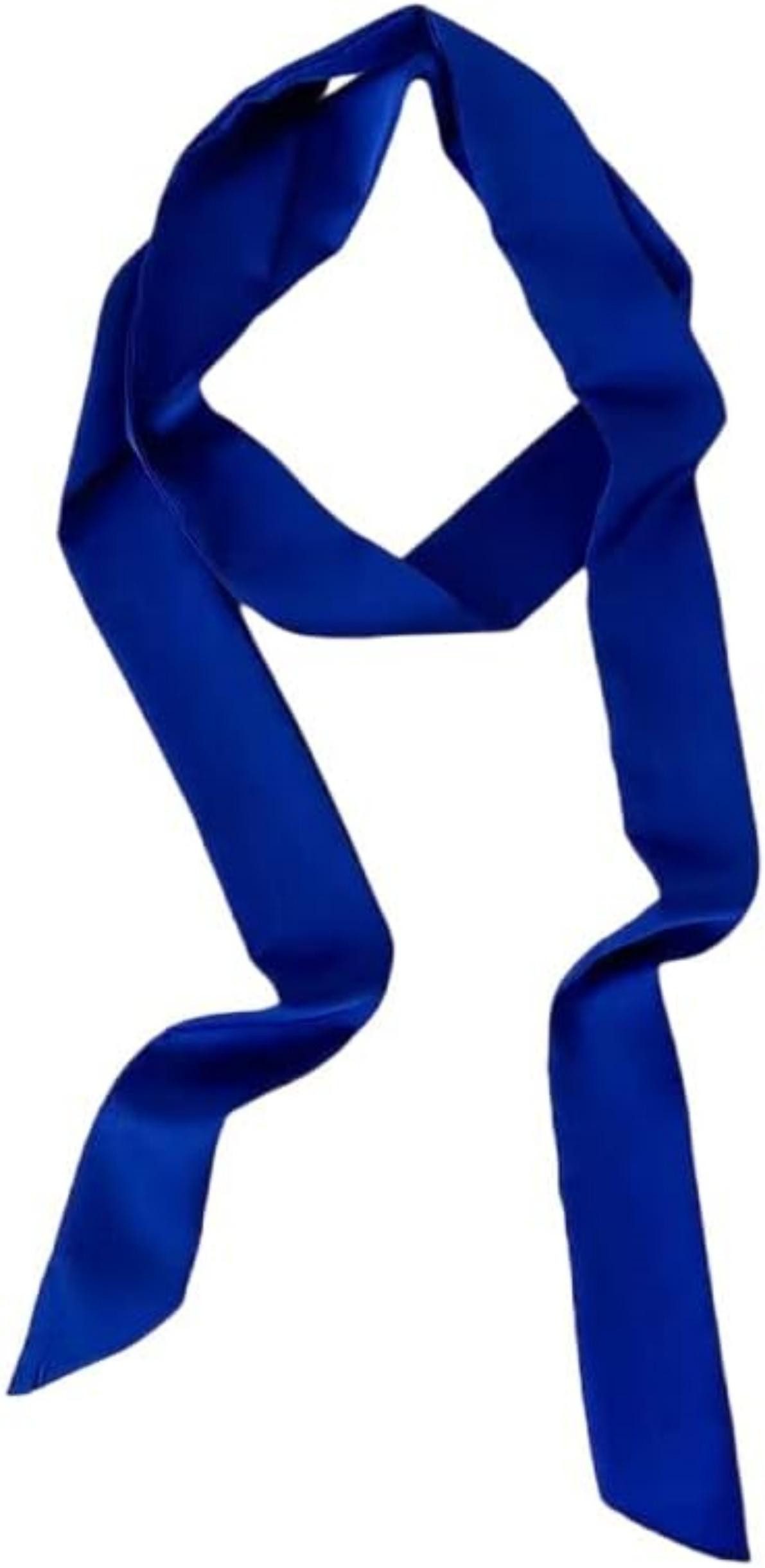 Zaewry Seidenschal Damen Satin Gürtel 5cm x 195cm Band Imitated Silk Lange Schal Kleid