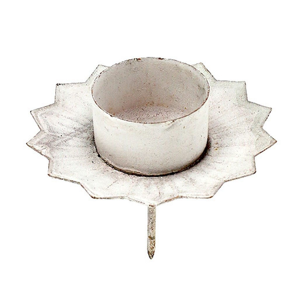 Kerzenhalter Teelichthalter Kerzenhalter Shabby Chic Sterne Creme 4er Set