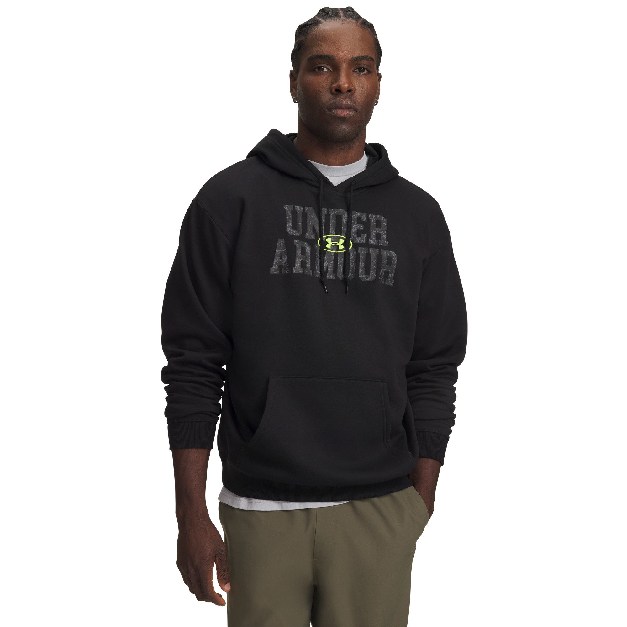 Kapuzenpullover Under Armour Herren Kapuzenpullover Rival Fleece Camo Fill 6017022