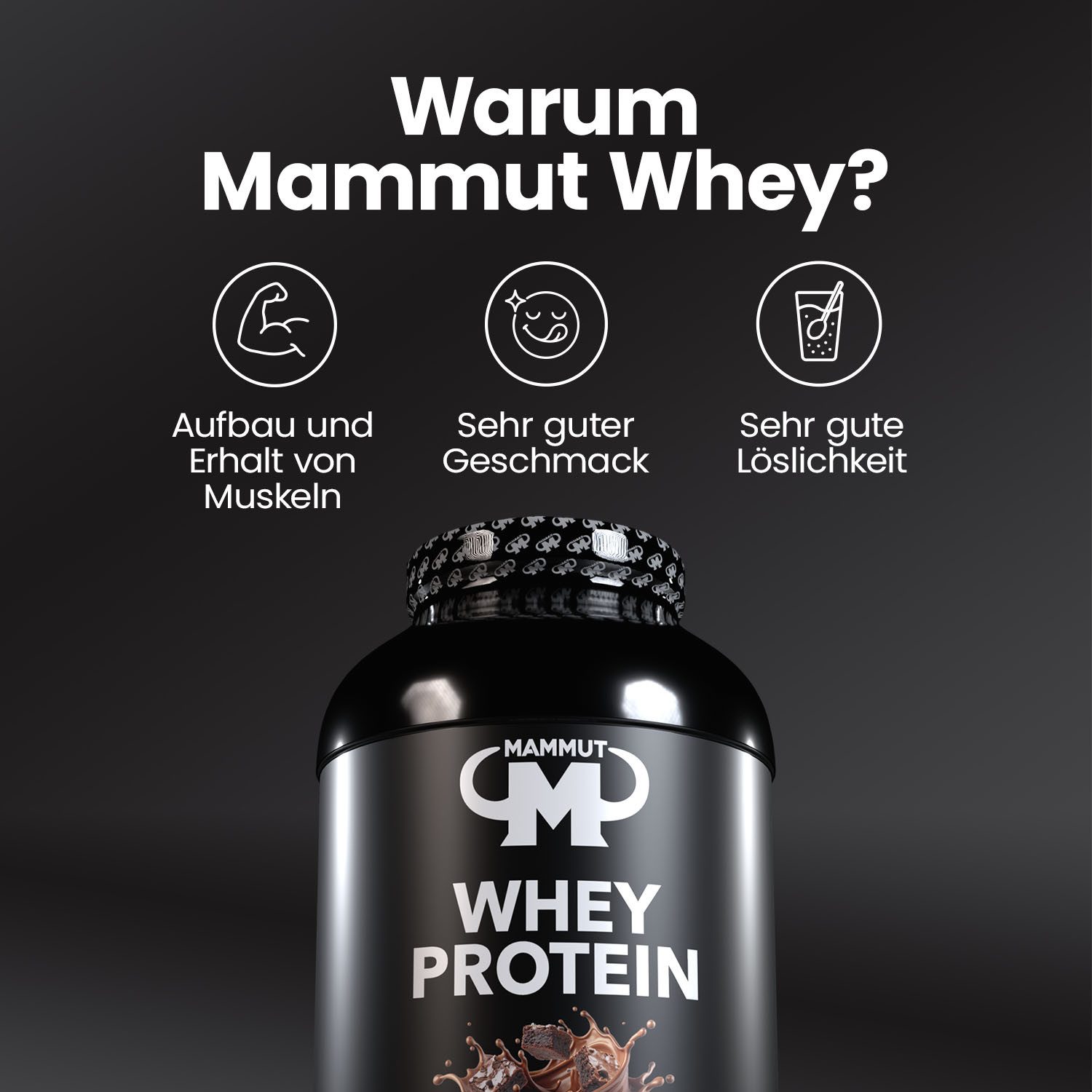 Mammut Nutrition 3 kg Whey Protein Bundle Pulver, 3000 g