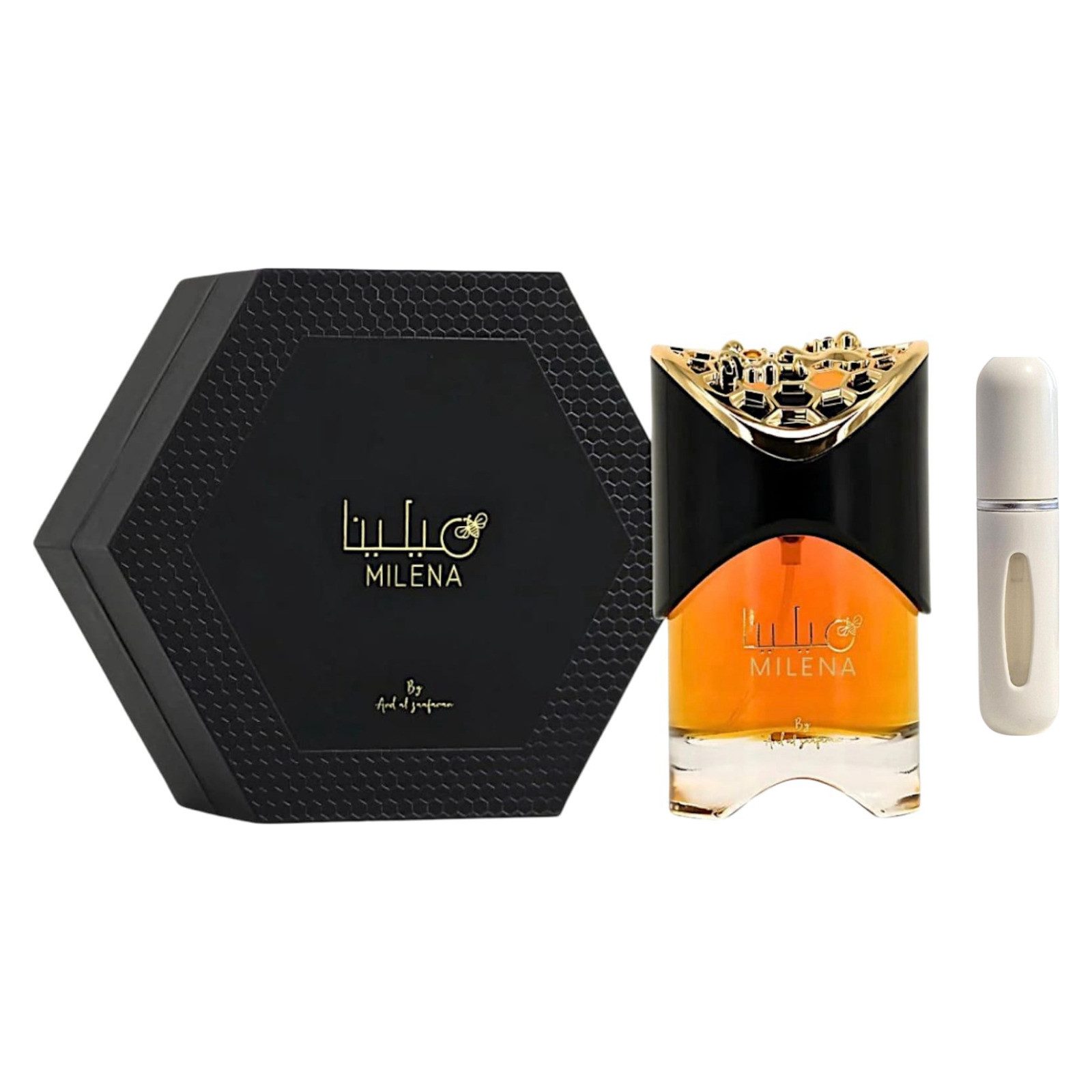 Ard Al Zaafaran Duft-Set Milena EDP 100ml + Parfümzerstäuber (leer)