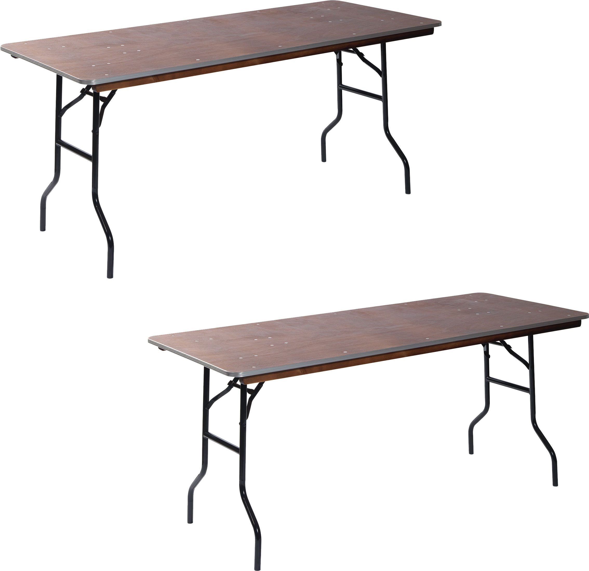 Essentials Klapptisch Bankettisch/Klapptisch (Packung, 1-St), Holz rechteckig