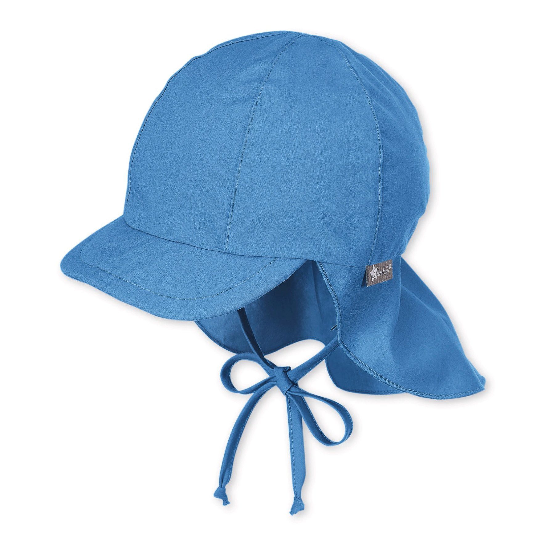 Sterntaler® Schirmmütze Schirmmütze mit Nackenschutz (1-St) Schirmmütze  Baby - Mütze mit Nackenschutz aus UV-Popeline (Bio) - Kinderhut mit  versteckbaren Ohrenklappen und Bindeband und UV-Schutz 50+ Baby - idealer  Sonnenschutz für Kinder