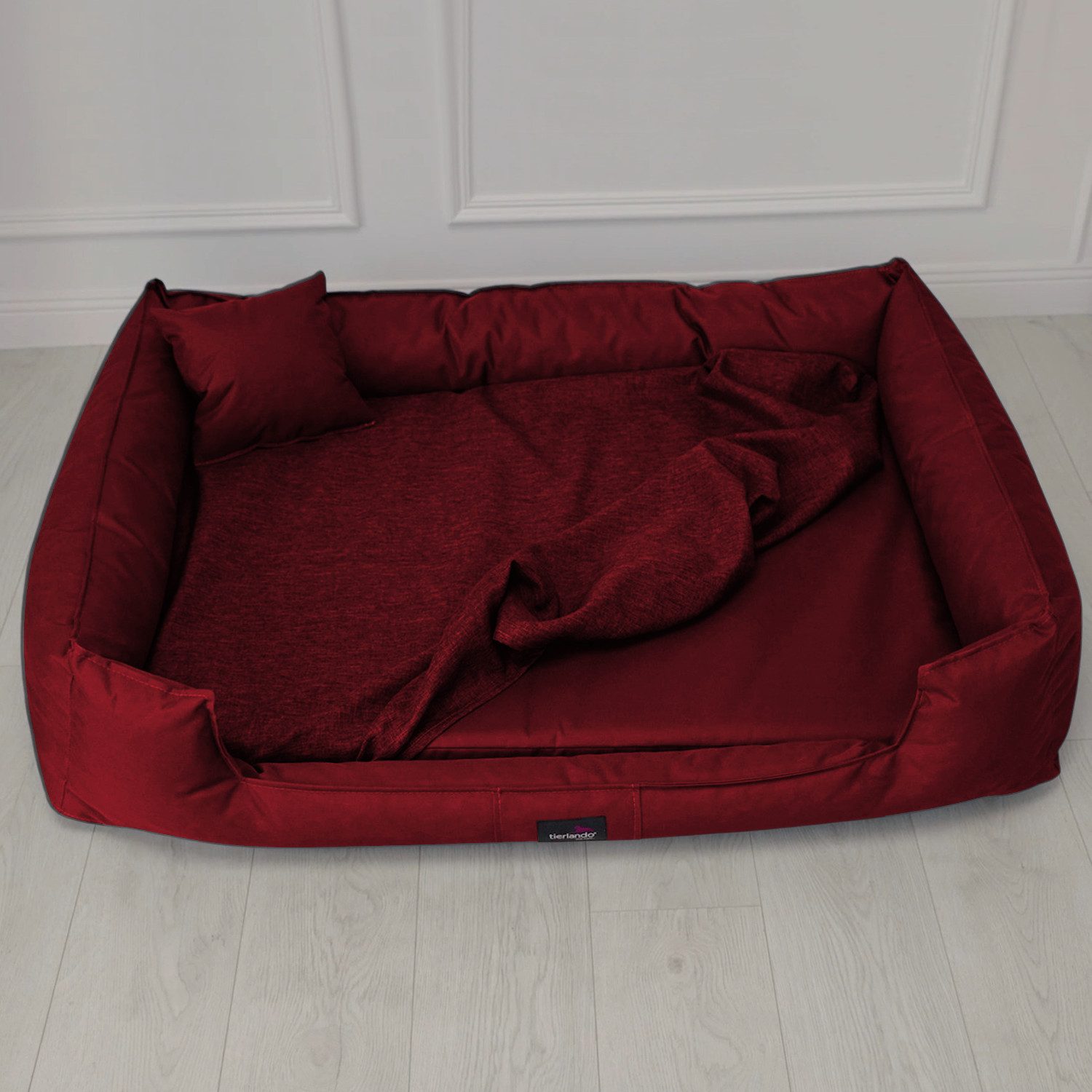 tierlando® Tierbett tierlando® Orthopädisches Hundebett GOOFY für große Hunde XL–XXX, Polyester, Matratzenschoner inklusive