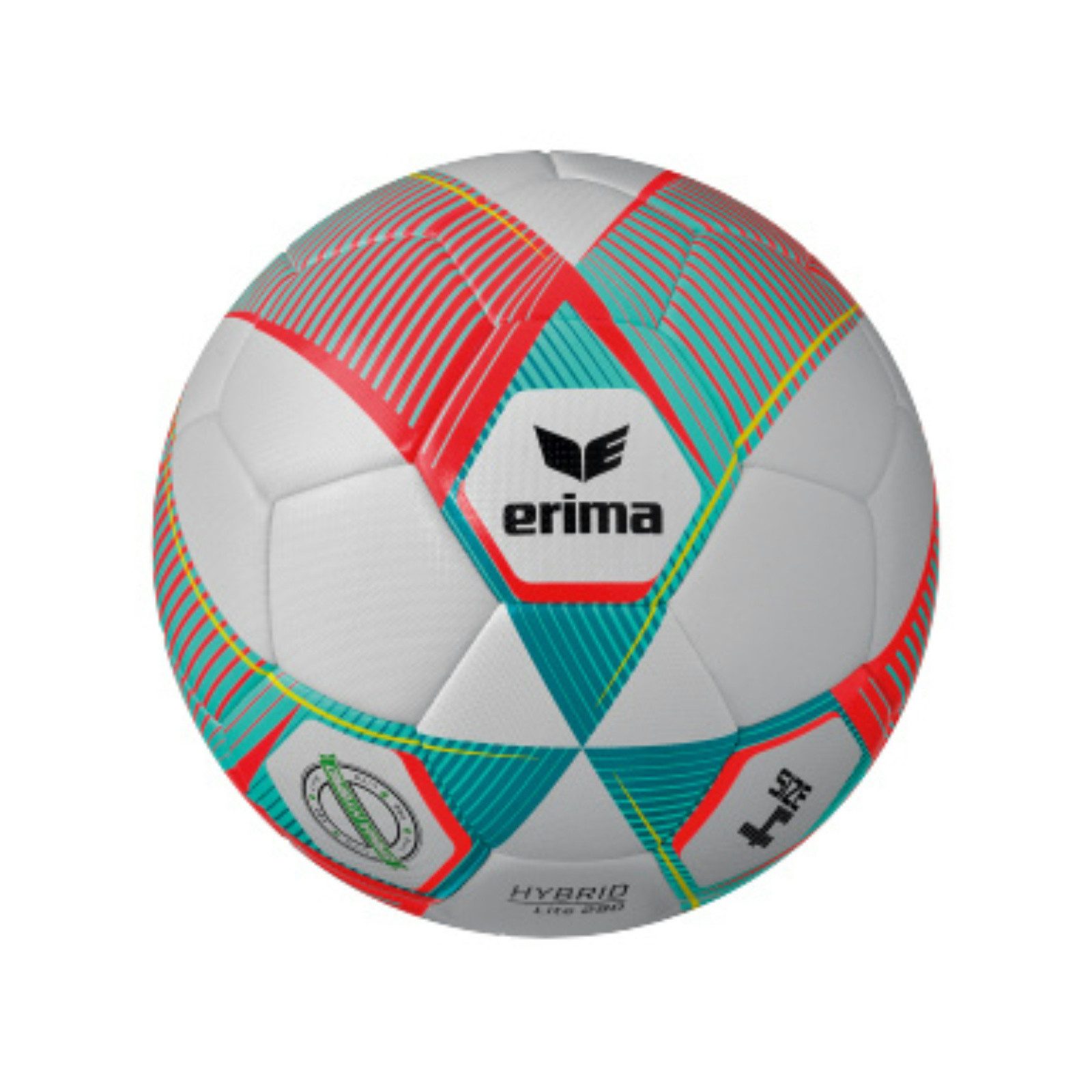 Fußball Erima Hybrid Lite 290 Fiery-Coral/Petrol