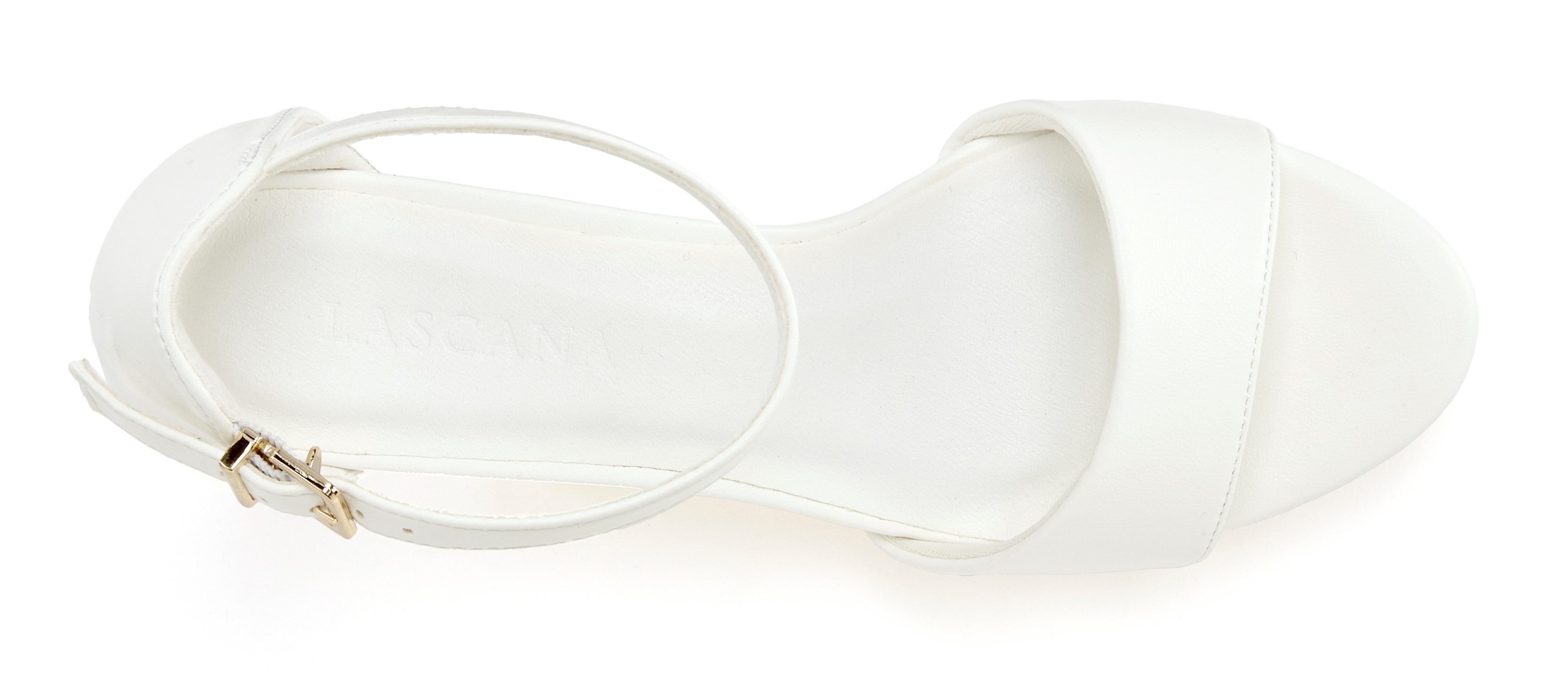 LASCANA Sommerschuh High-Heel-Sandalette Sandale, Sandalette, Riemchensandalette VEGAN