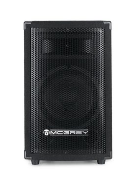 McGrey TP-8 DJ PA Passiv Box 20cm (8) Subwoofer, 2-Wege System, Holzgehäuse Lautsprecher (150 W, Passiv-Speaker mit Boxenflansch)