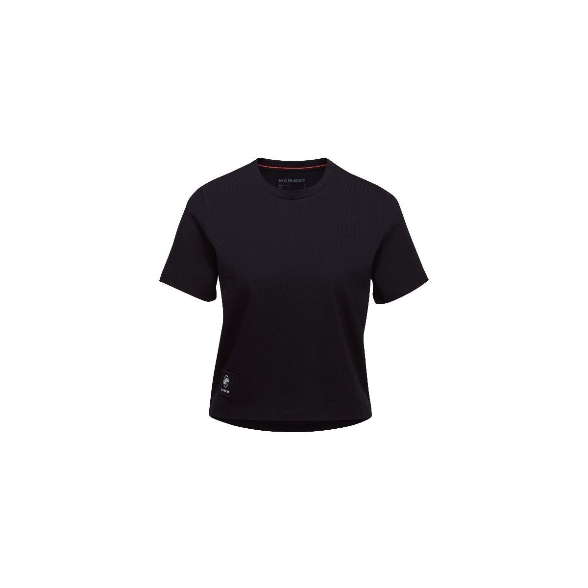 Mammut Kurzarmshirt Massone T-shirt Cropped Women Patch Stilvolles Croptop aus 100 % Bio-Baumwolle, ideal für Klettern und