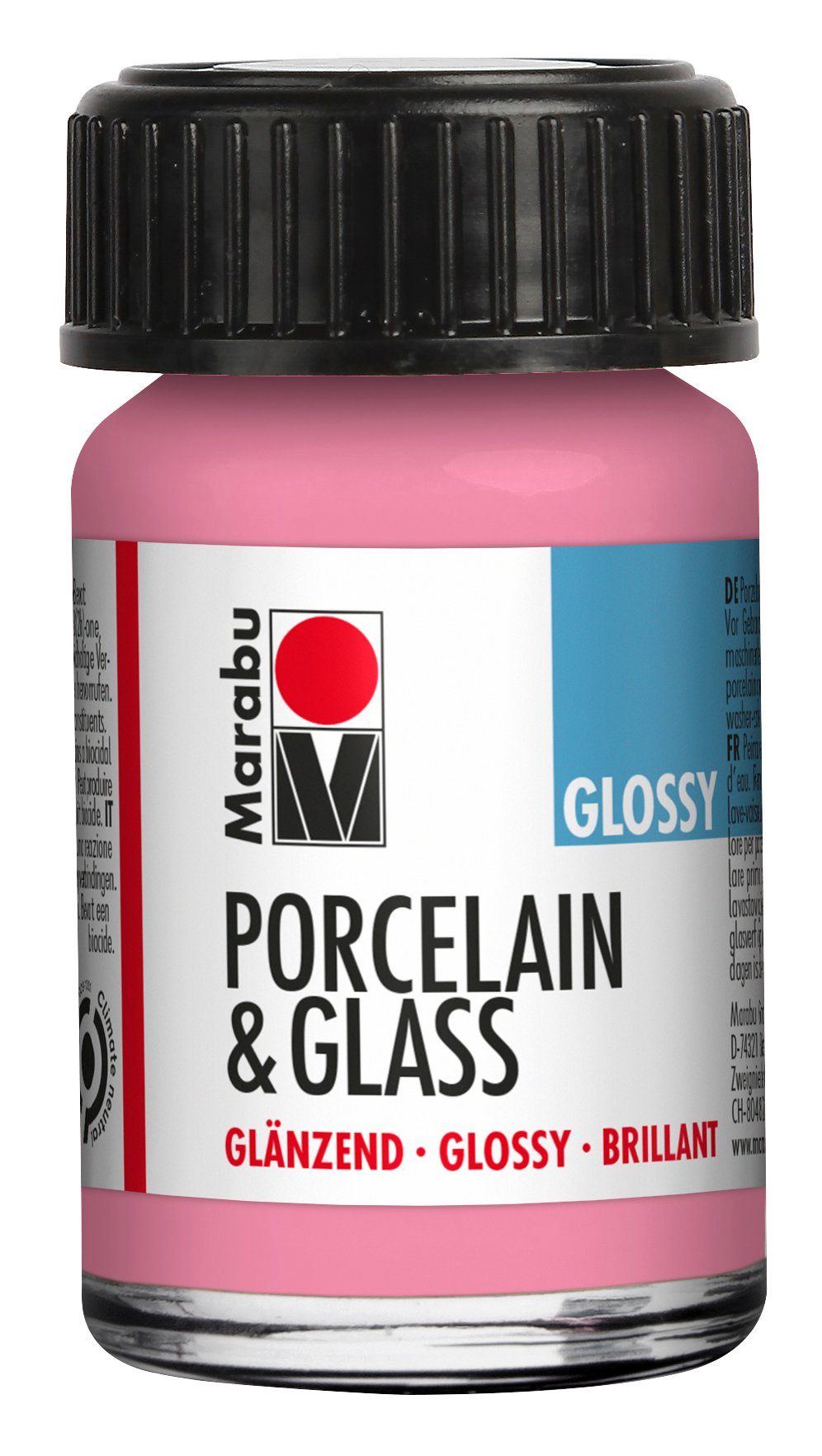 Marabu Bastelfarbe Porcelain & Glass Glossy, 15 ml