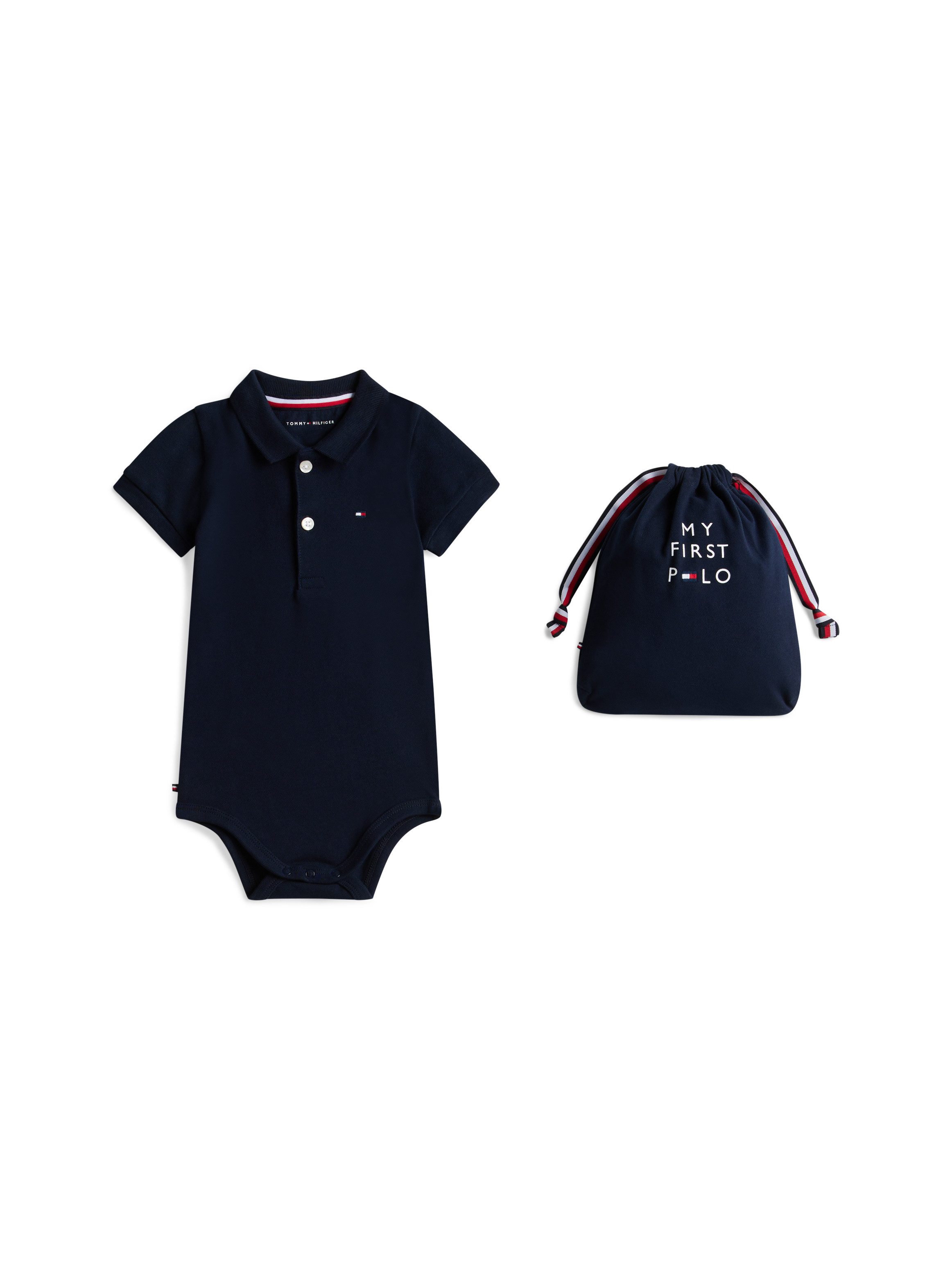 Tommy Hilfiger Kurzarmbody POLO BODY GIFTPACK (Set, 2-tlg) für Babys, mit Geschenkbeutel – Bild 4 von 4
