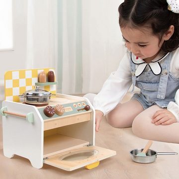 Classic World Spielküche Kleine Kinderküche Spielküche kochen backen braten Lernspiel