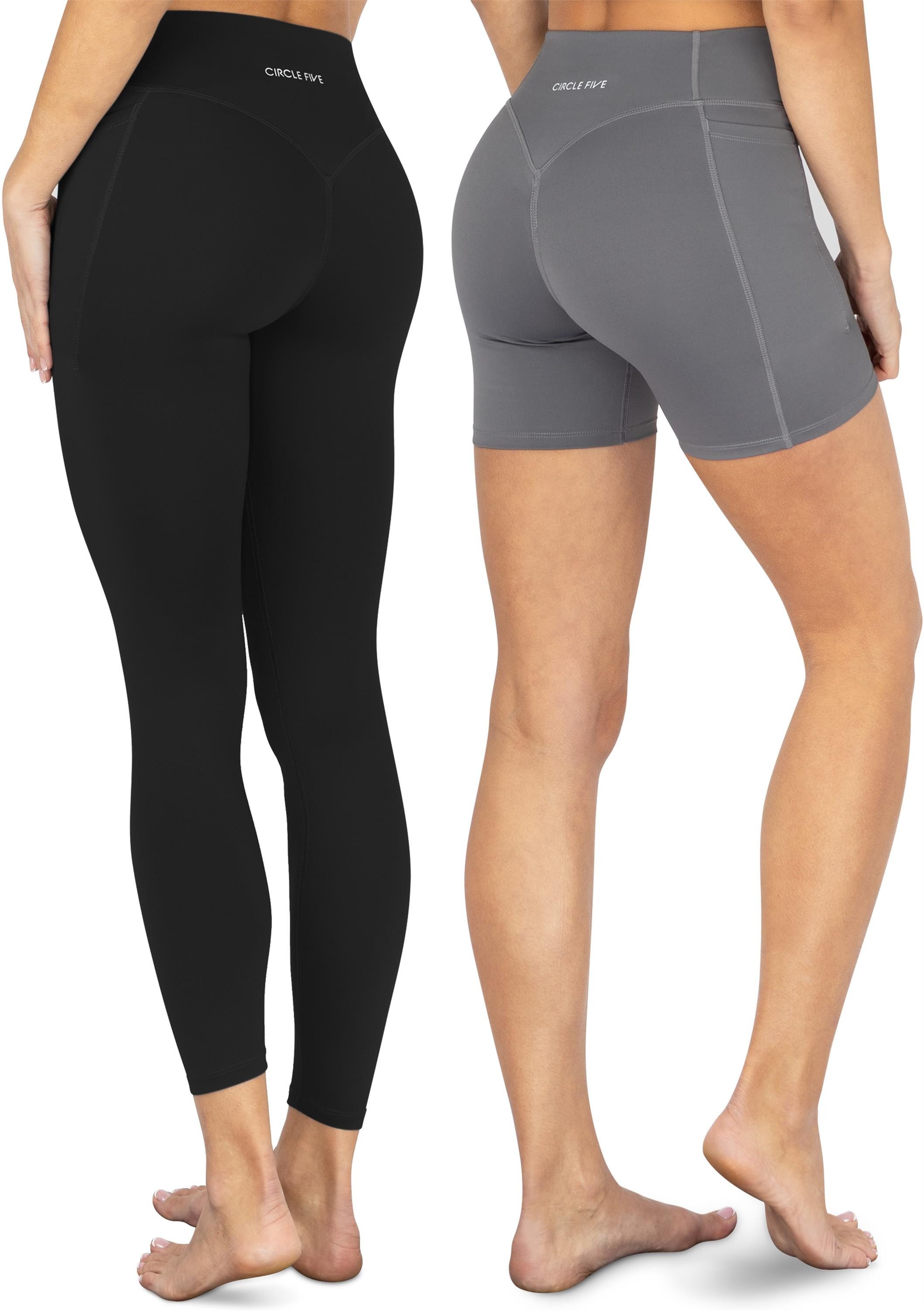 Circle Five Sportanzug, Sporthose und Trainingtights mit zwei Handytaschen