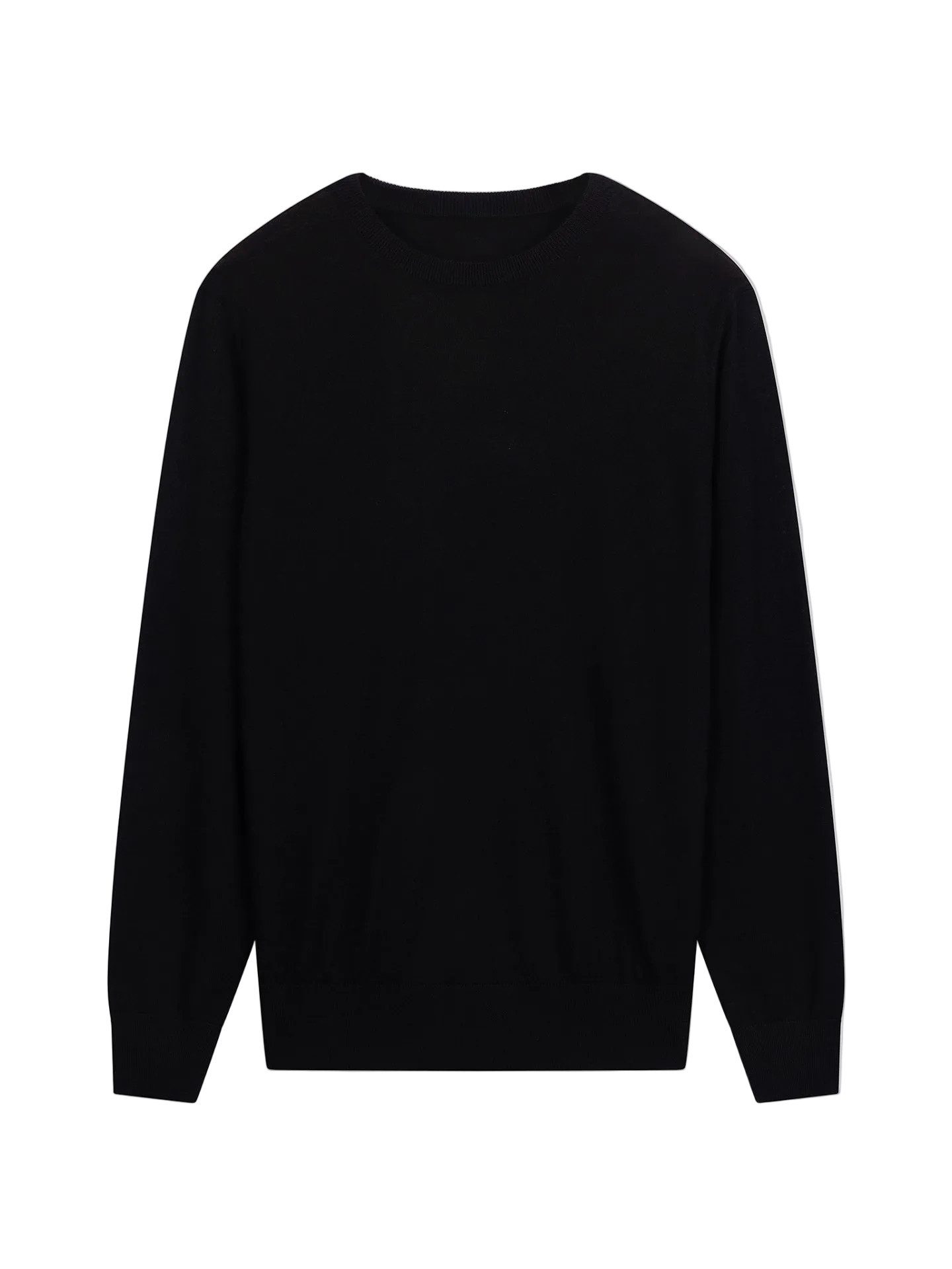 Rundhalspullover Damen Kaschmirpullover mit Rundhalsausschnitt