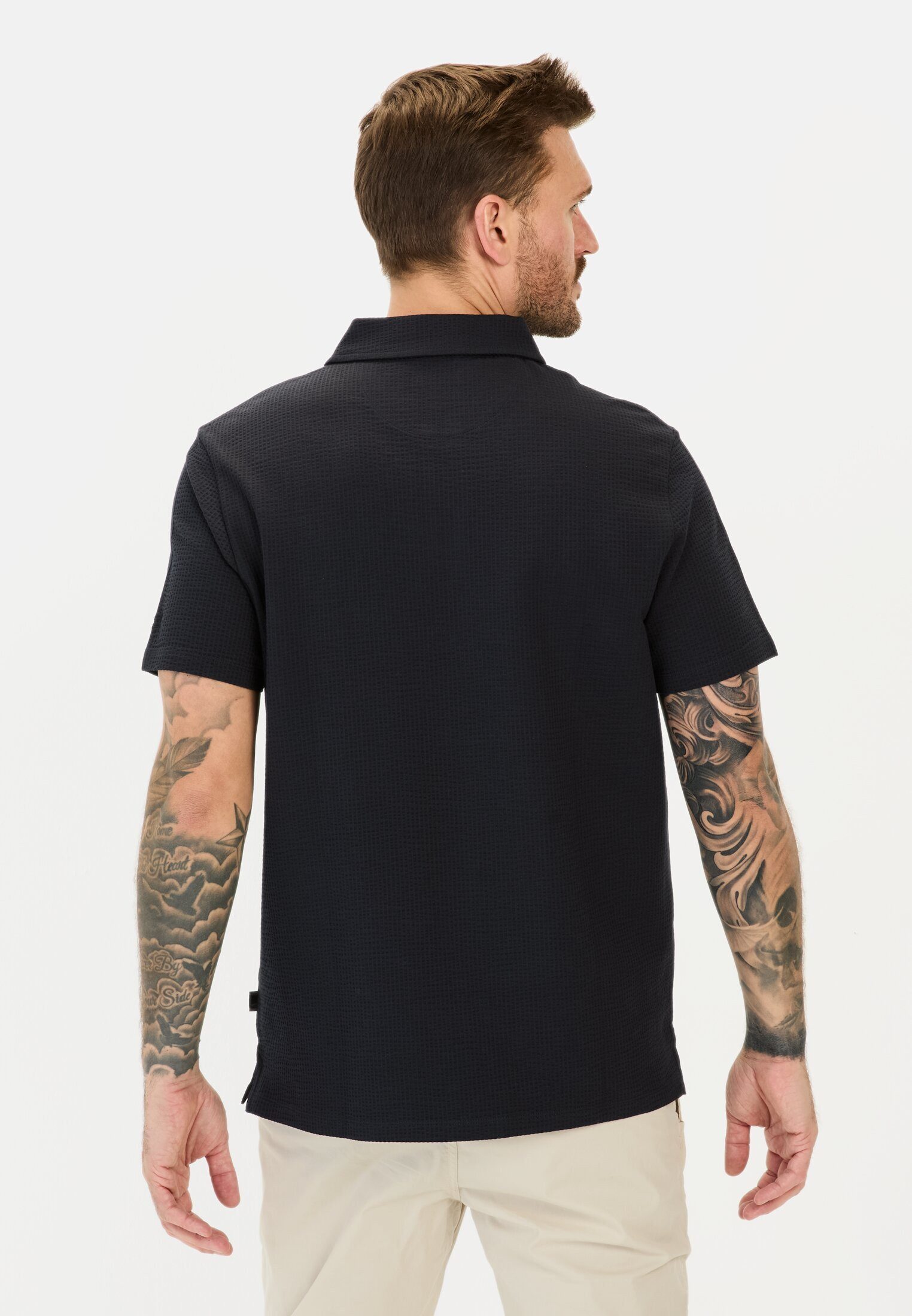 camel active Poloshirt aus einem Baumwollmix Kurzarm Polo Shirts_Poloshirt günstig online kaufen