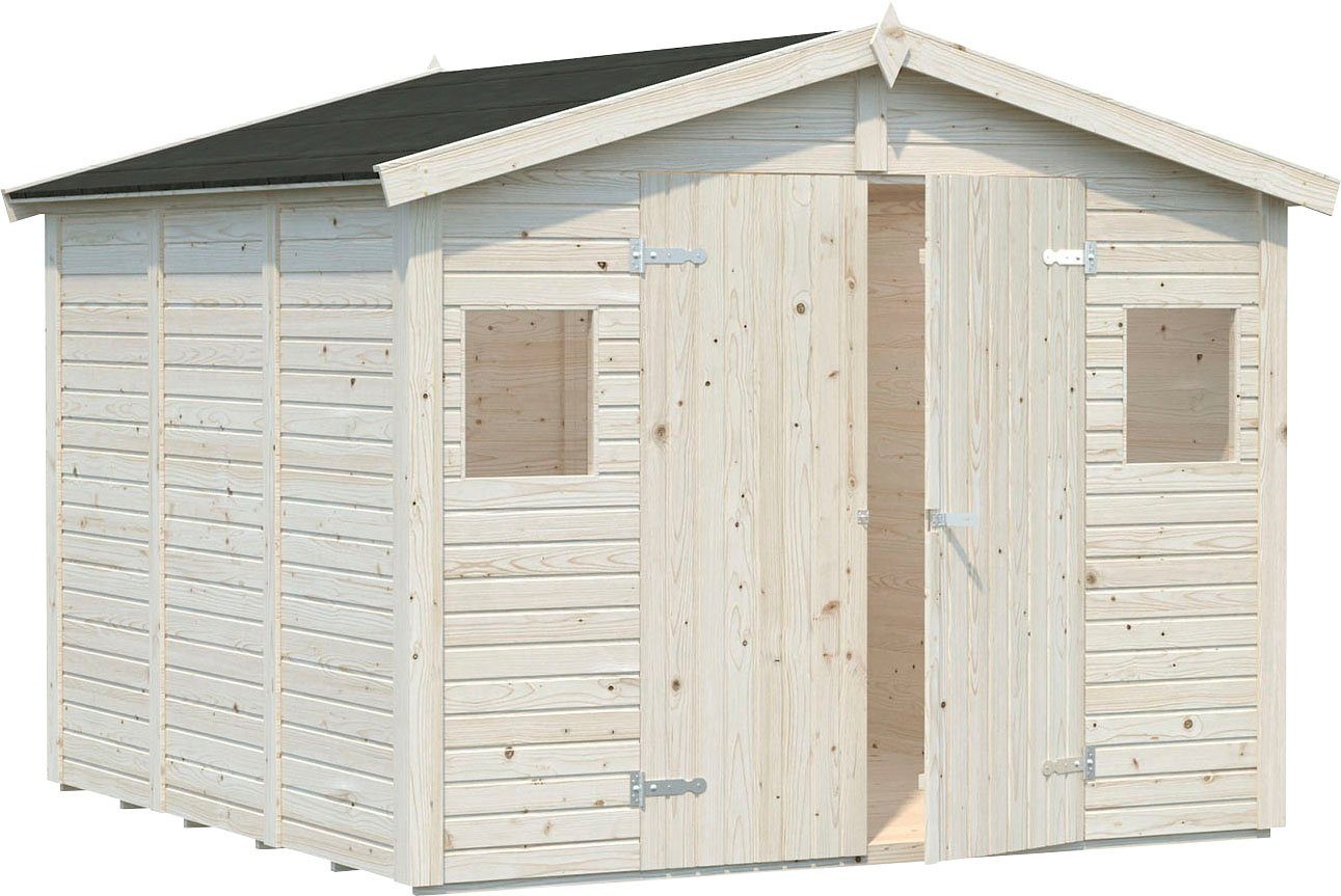 Palmako Gerätehaus Dan, BxT: 295x324 cm, transparent