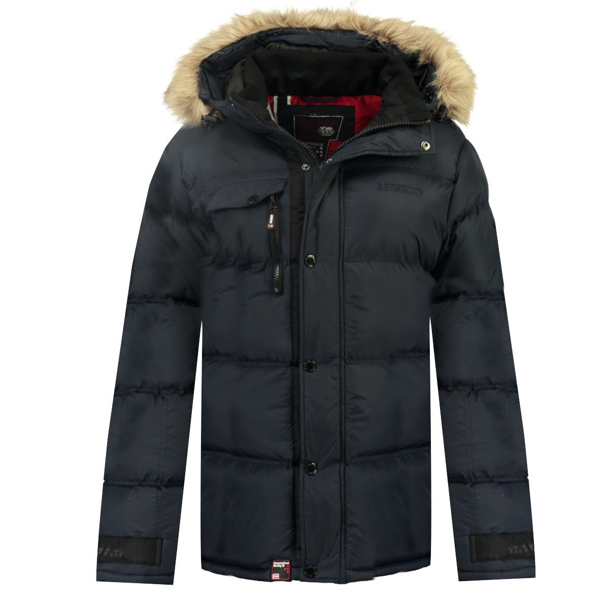 Geographical Norway Winterjacke Damen Outdoor Jacke Steppjacke in Unifarbe, günstig online kaufen