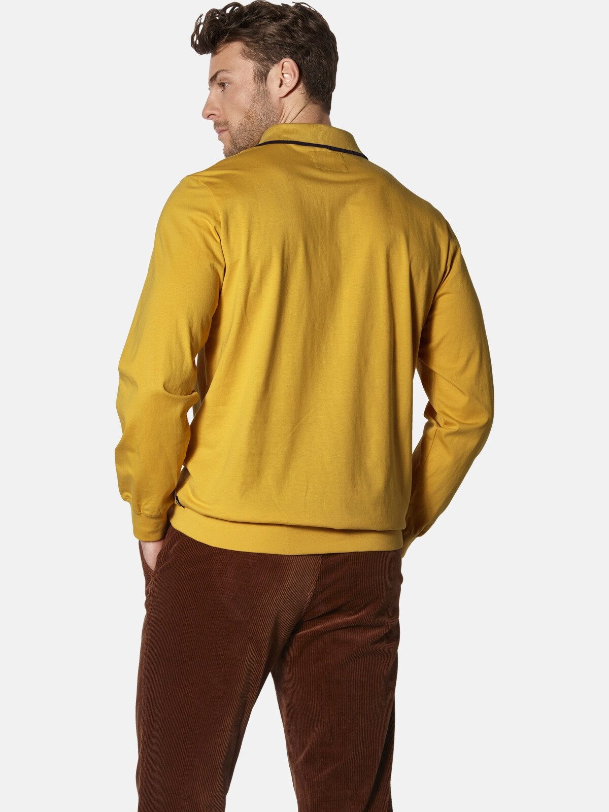 Babista Langarm-Poloshirt CAMISORRO mit geschmackvollen Kontrasten günstig online kaufen