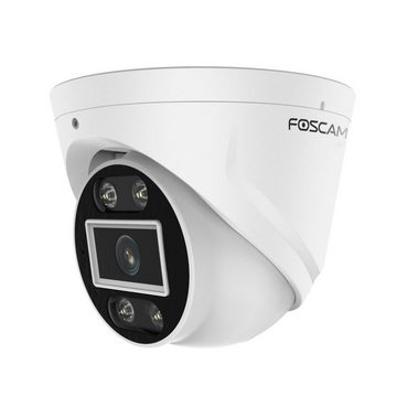 Foscam FN9108E-T4-2T 8-Kanal 3K 5 MP PoE Videoüberwachungsset mit 4x Überwachungskamera (5-tlg., 1x Foscam FN9108E NVR mit 2 TB HDD, 4x Foscam T5EP Überwachungskamera, Plug & Play, PoE (Power-over-Ethernet), Zwei-Wege-Audio und Alarmsirene)