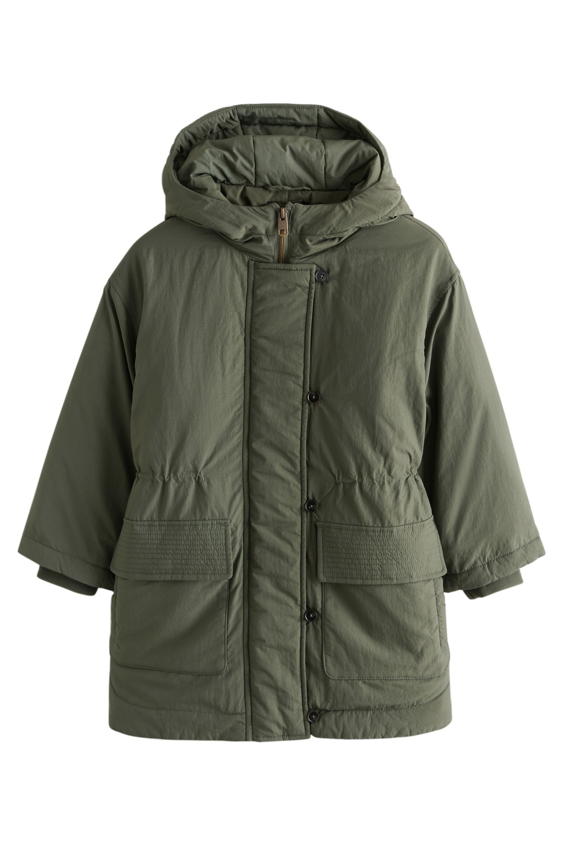 Steppmantel Wasserabweisender, wattierter Parka