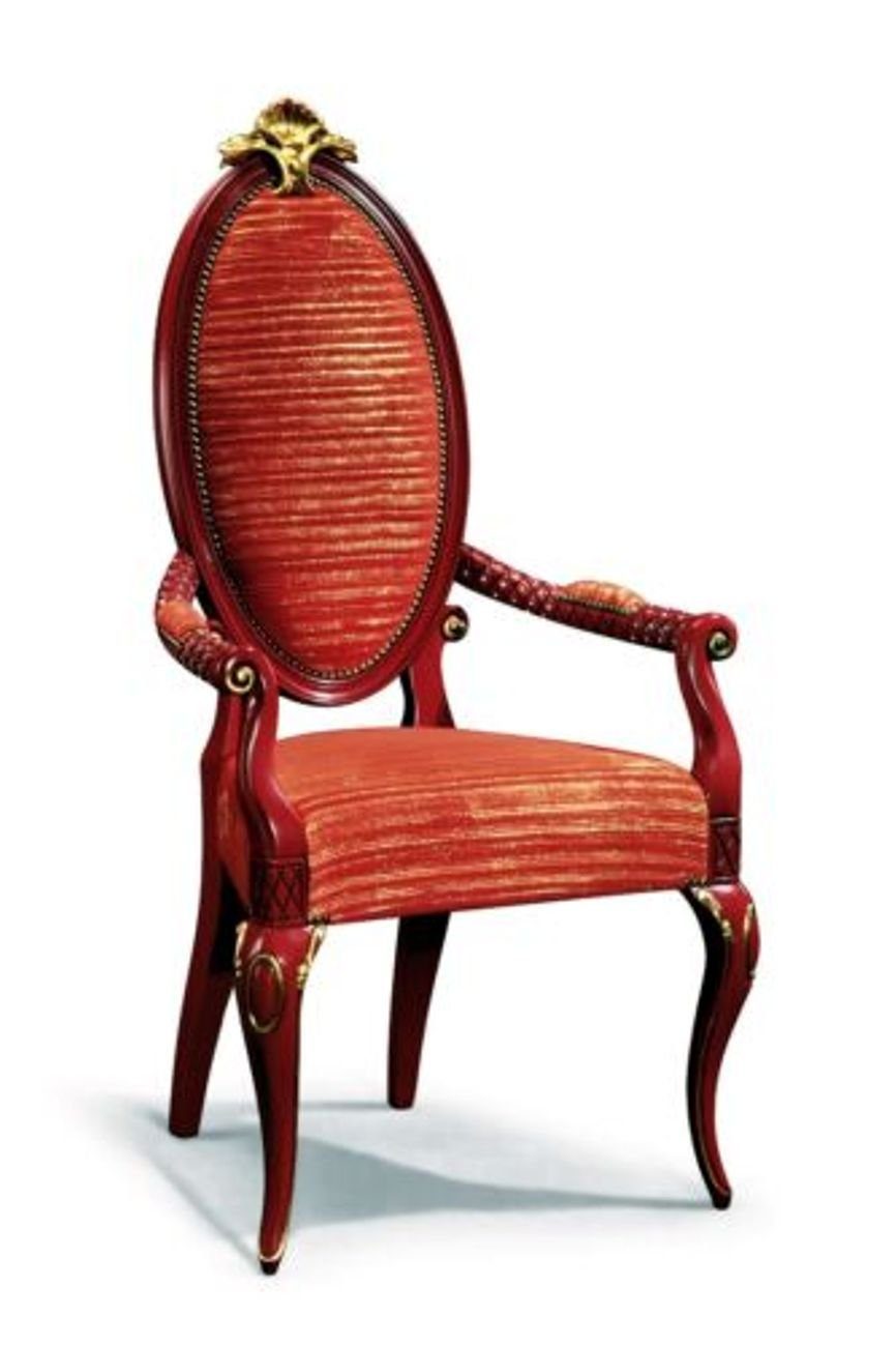 JVmoebel Armlehnstuhl, Designer Esszimmerstuhl Stühle Armlehne mit Wohnzimmerstuhl Holz