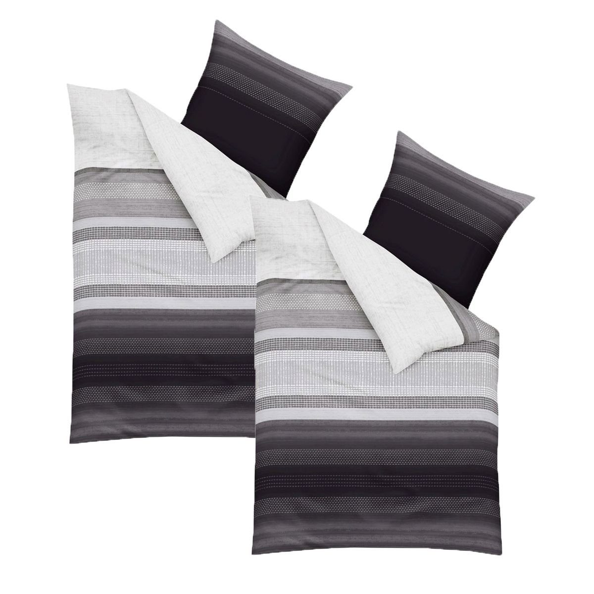 JACK Partnerbettwäsche JACK by Kaeppel 4 tlg. Fein Biber Bettwäsche Profile günstig online kaufen
