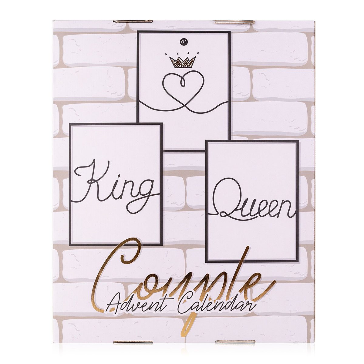 ACCENTRA Adventskalender King & Queen Adventskalender für Paare – 24 Pflege-Überraschungen, King-&-Queen-Design