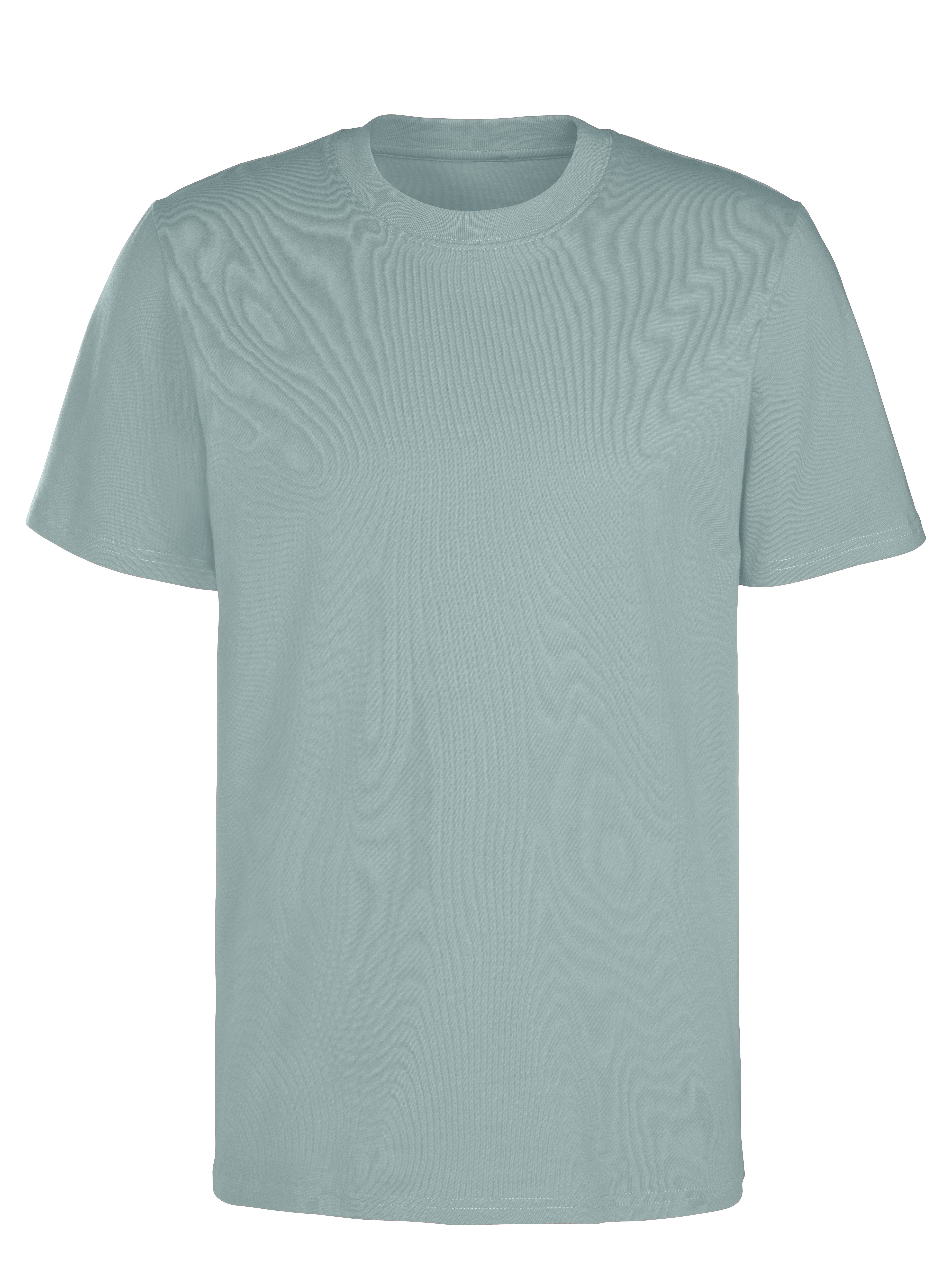KangaROOS T-Shirt (2er-Pack) in klassischer stein / ein Form mint Must-Have