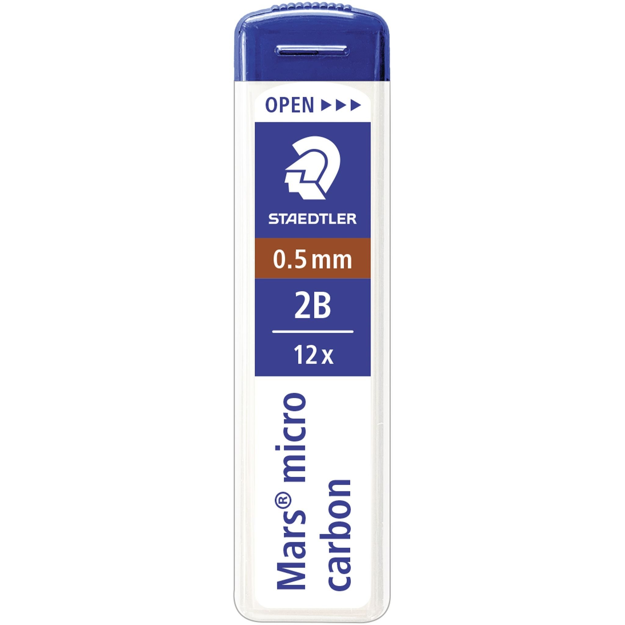 STAEDTLER Druckbleistift Staedtler Feinmine Mars micro 0,5mm 2B 12St