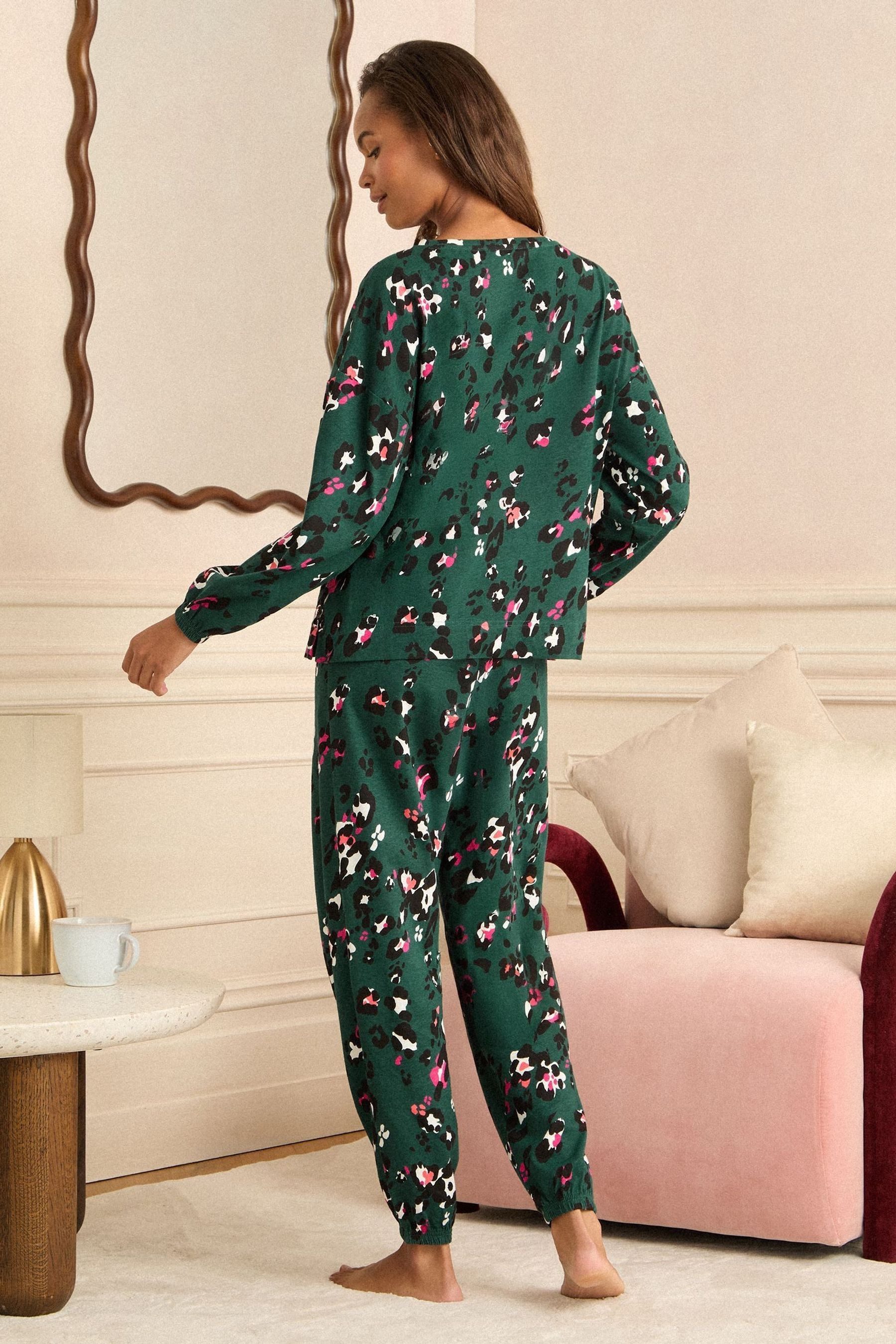 Love & Roses Pyjama Love & Roses Langärmeliger Jersey-Pyjama (2 tlg) günstig online kaufen