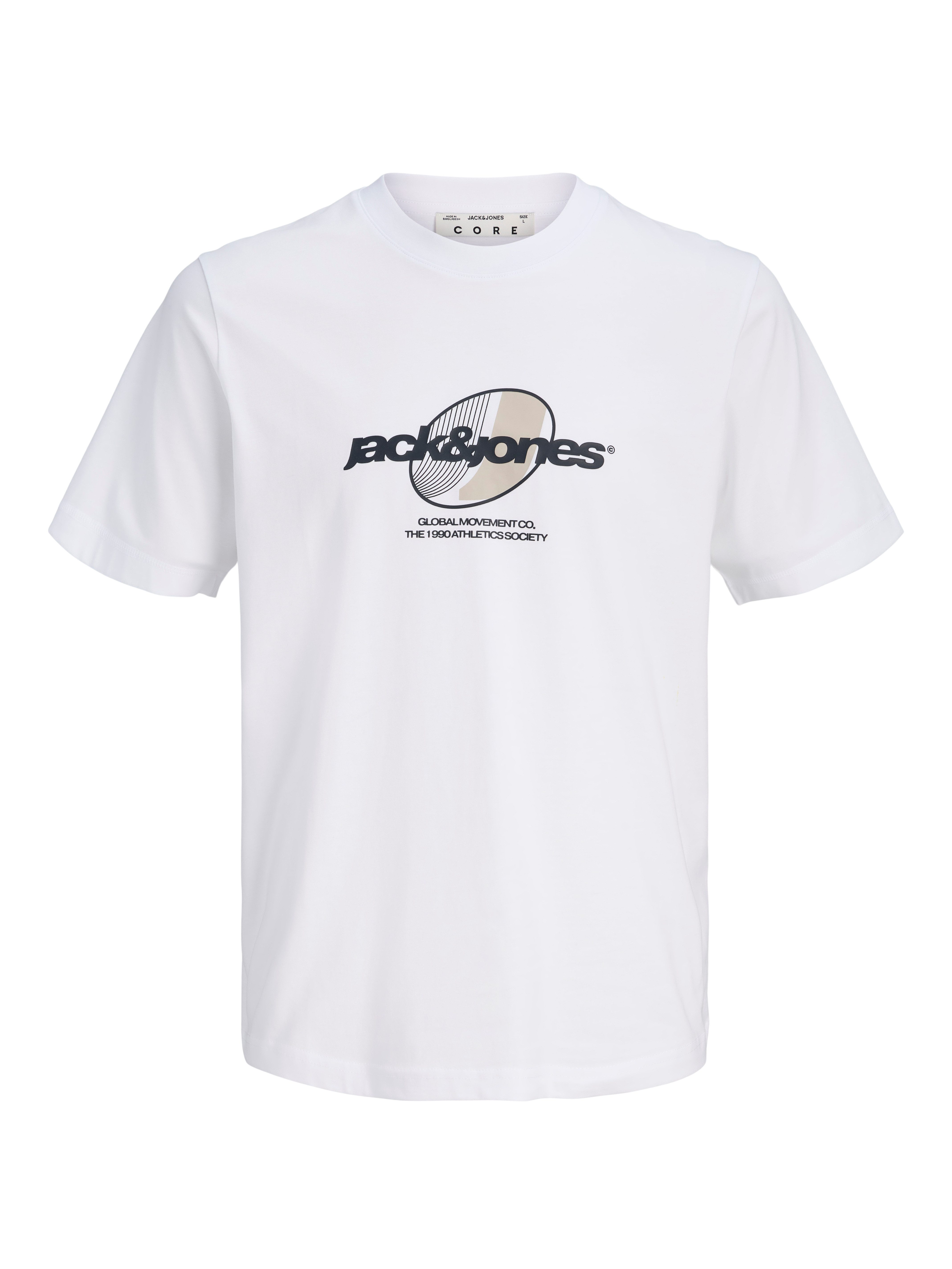 Jack & Jones Rundhalsshirt JCOCLUB GRAPHIC FRONT PRINT TEE SS CN Baumwolle, regular fit – Bild 5 von 5