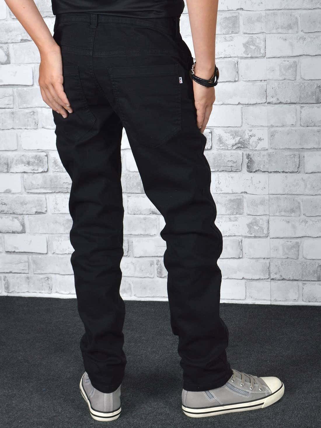 5-Pocket-Jeans BEZLIT (1-tlg) elastischem Bund mit Verstellbarer Jeans Casual Jungen Schwarz Bund