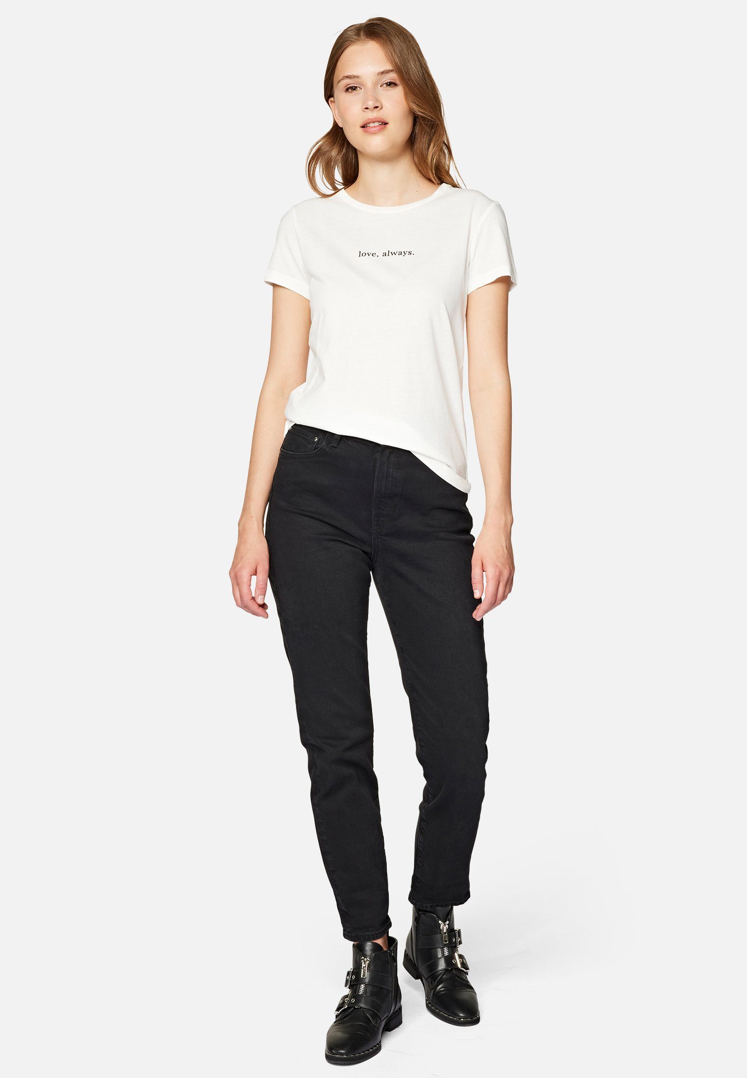 Mavi Rundhalsshirt LOVE ALWAYS TEE Organic T-Shirt mit Love Print