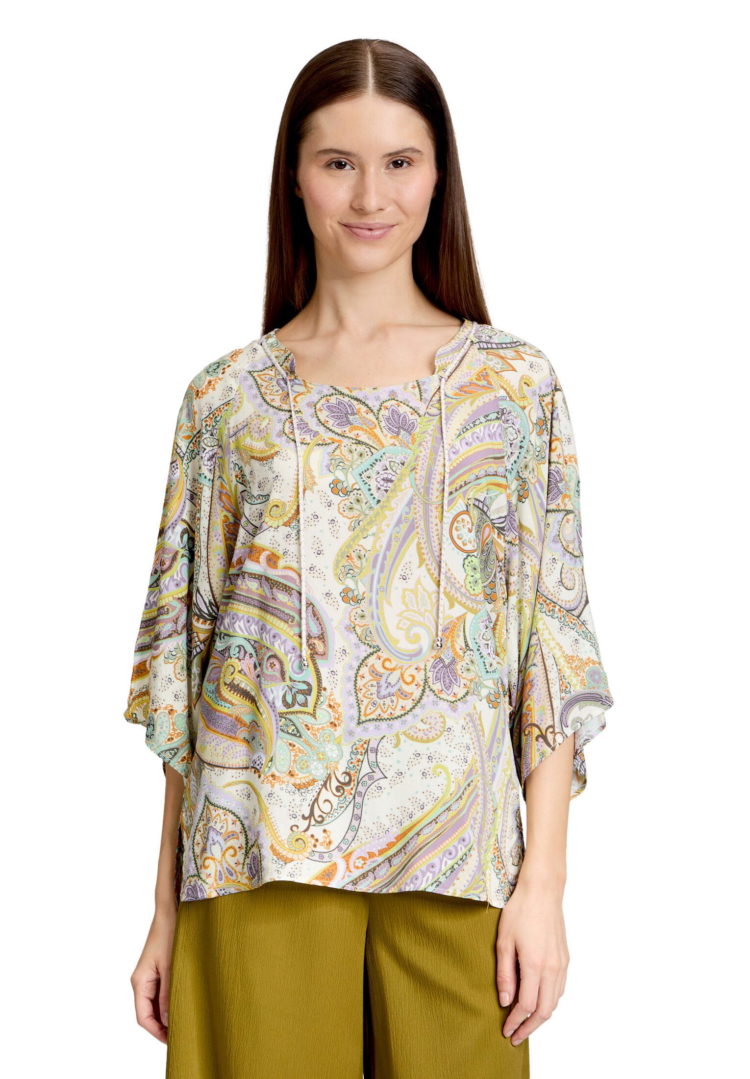 Cartoon Schlupfbluse Damen mit Muster