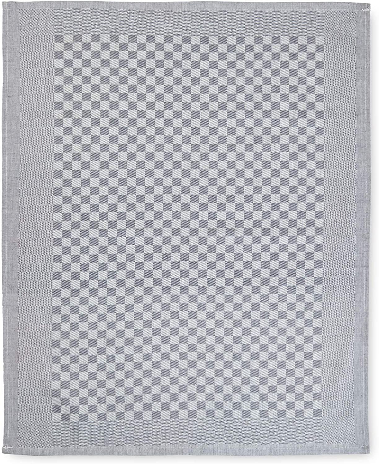 Lot De 10 Gants De Toilette Anthracite Hometex - 16x21cm 100% Coton Éponge 500g/m² Oeko-TEX