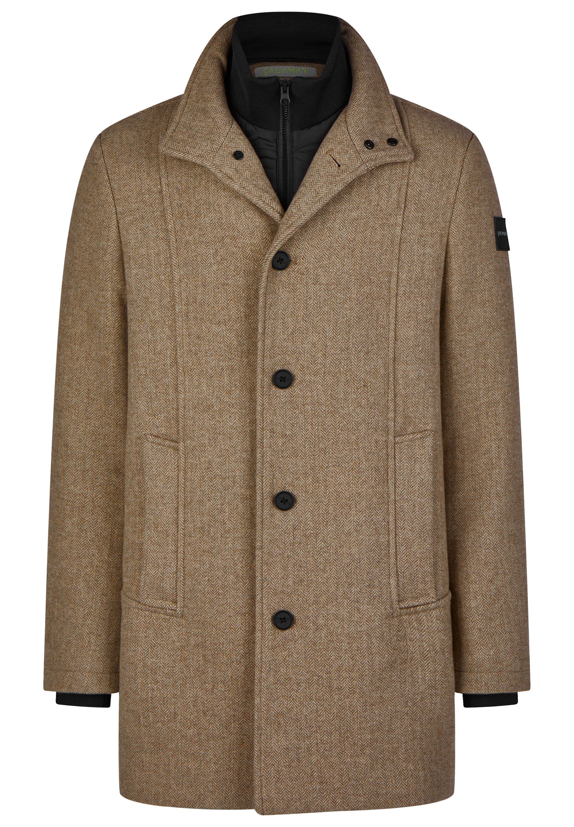 Calamar Wollmantel Wollmantel Herringbone günstig online kaufen