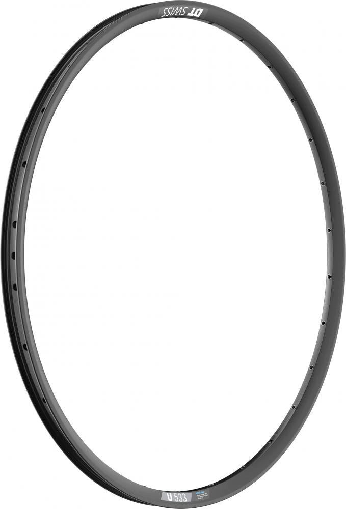 Laufrad DT Swiss Felge Hybrid U 663 29" 28 Loch Schwarz - robuste Urban-E-Bike