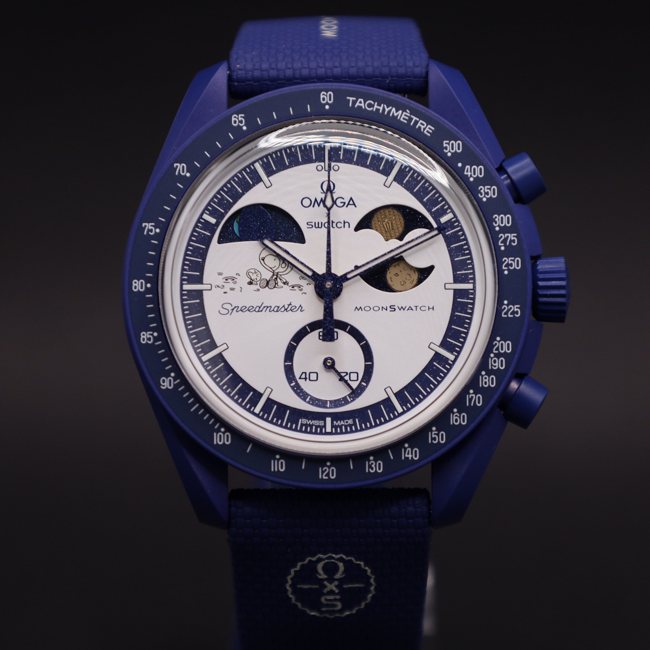 Swatch Chronograph Swatch x Omega MoonSwatch Mission to Earthphase Moonshine Gold Popcorn