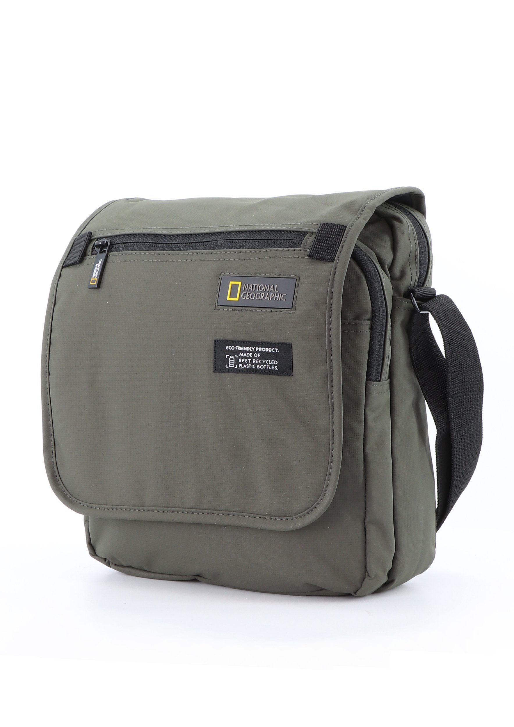 NATIONAL GEOGRAPHIC Schultertasche Mutation, aus recyceltem Polyester