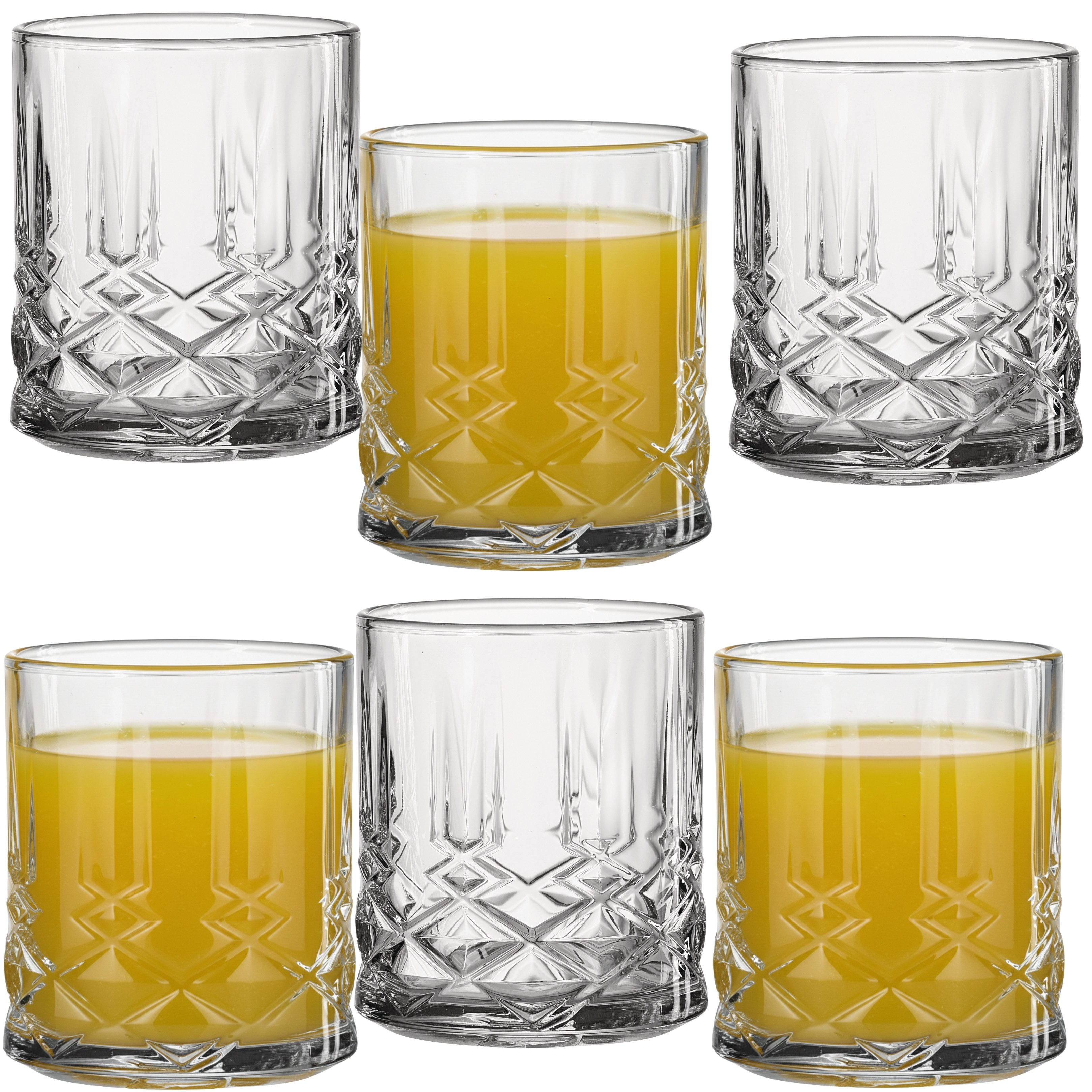 Ritzenhoff & Breker Gläser-Set Capri, 6-tlg., Glas, je 350 ml