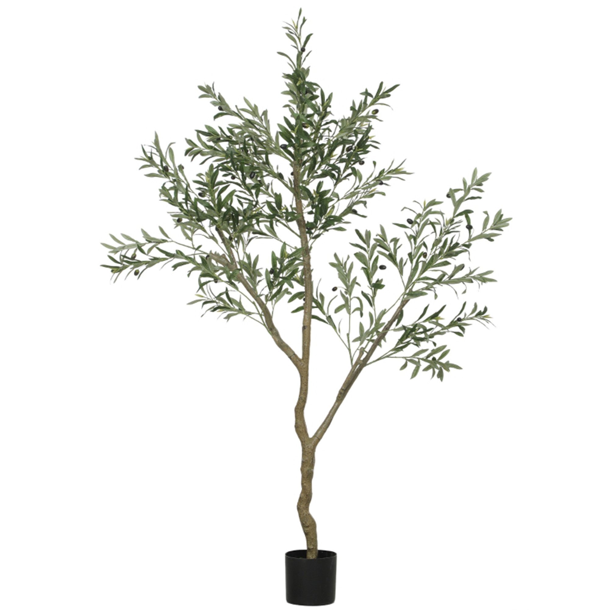 Kunstpflanze Künstlicher Olivenbaum groß 180 cm Kunstpflanze Künstliche Pflanzen