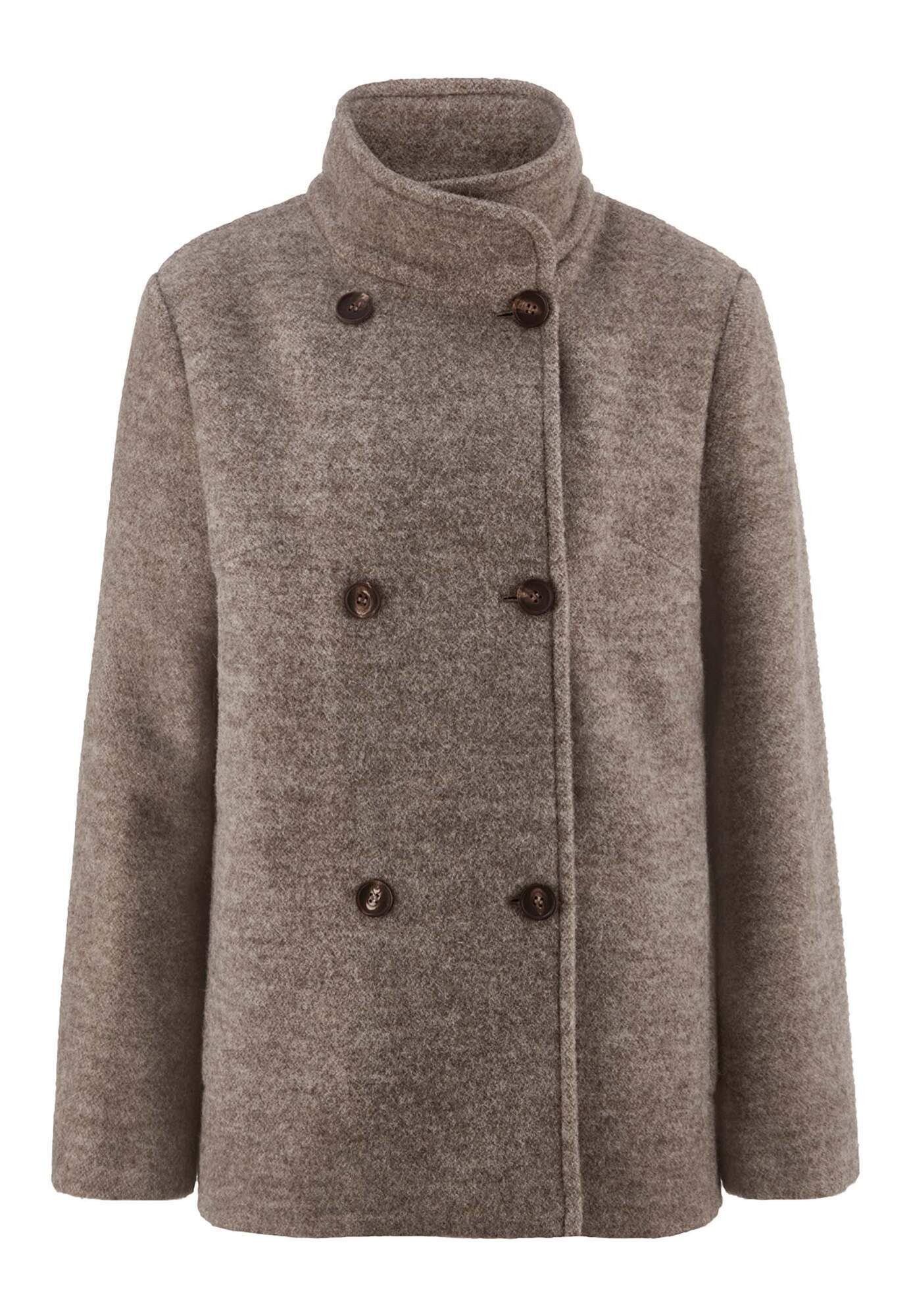 Hessnatur Outdoorjacke Relaxed aus reiner regionaler Schurwolle (1-St) günstig online kaufen