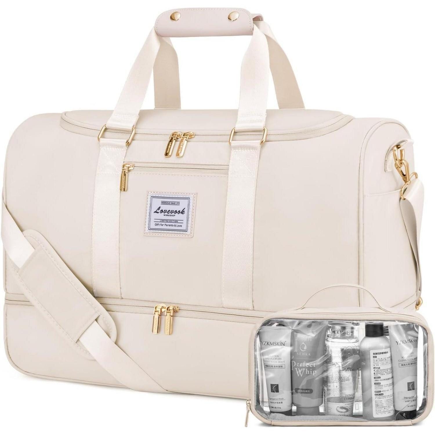 Weekender Sporttasche Damen Weekender Reisetasche mit Schuhfach
